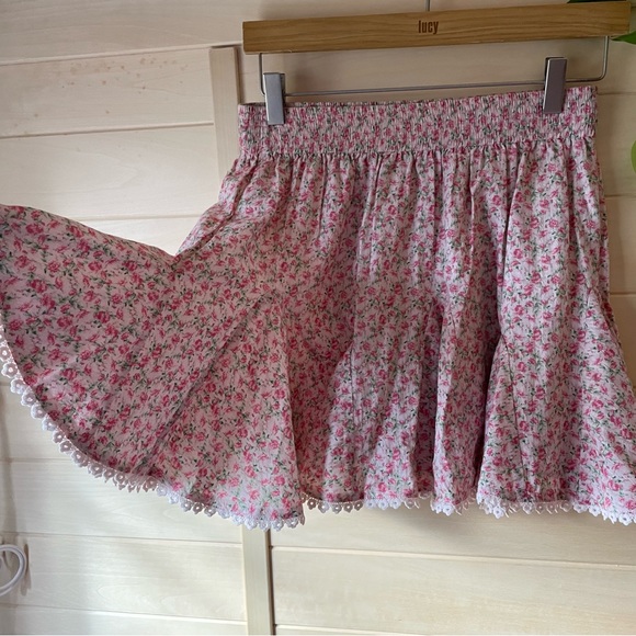 Show Me Your Mumu sweet pink floral skirt - Picture 6 of 6